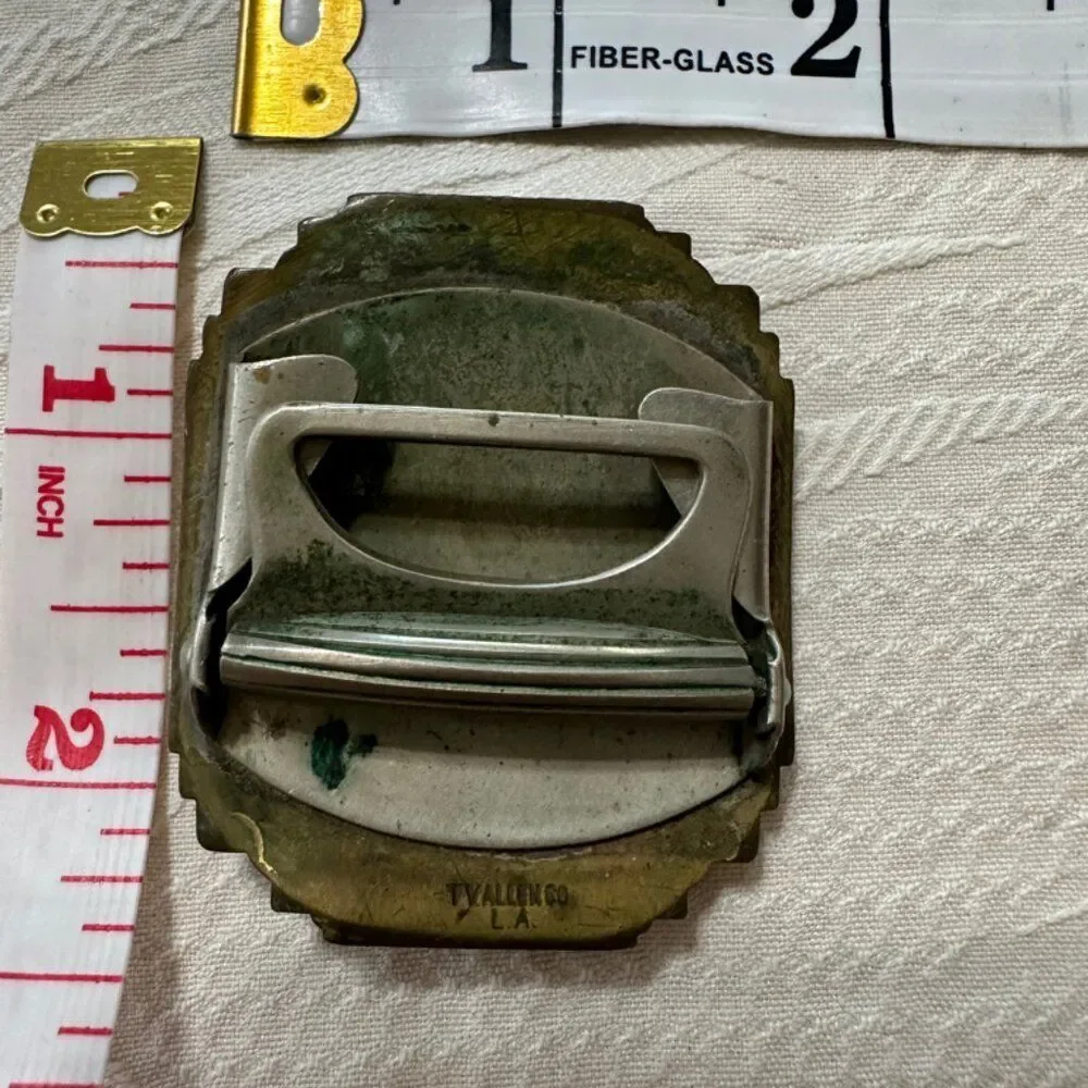Antique Brass Buckle Oroville 1923